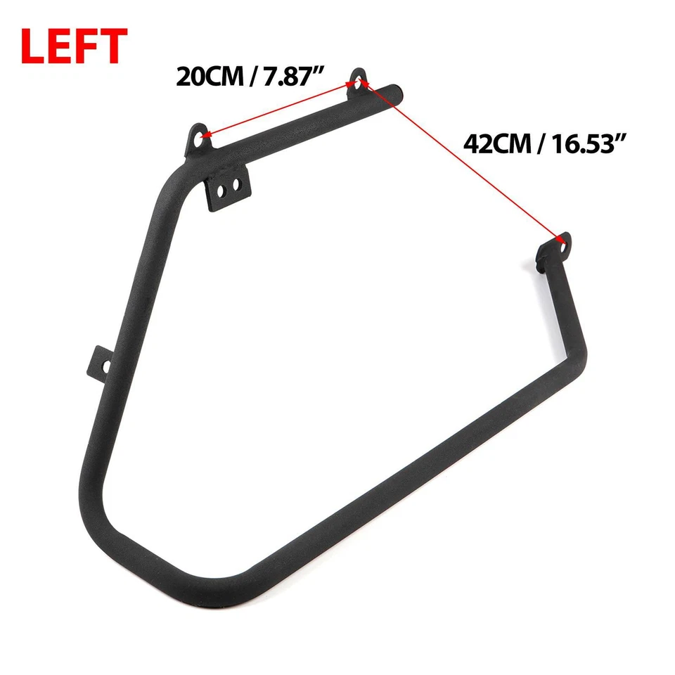 Saddlebag Black Conversion Brackets Mount Kit For 2004-2014 Harley Sportster 883 Foto 3 de 4