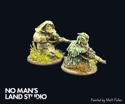 Bolt Action Sniper Team British Ghillie Suit 28mm Pro Painted COMMISSION