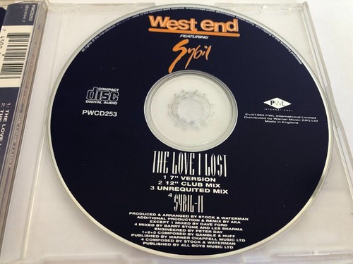 West End Featuring Sybil – The Love I Lost - CD - **excellent condition** - Picture 3 of 4