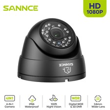 SANNCE Full 1080P Video 3000TVL HD CCTV Security Camera Outdoor IR Night Vision