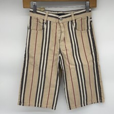 NWOT BURBERRY icon stipe Kids Shorts