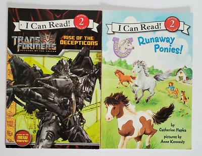  Lot of 2  I Can Read Learn to Read Level 2 Children Homeschool Students