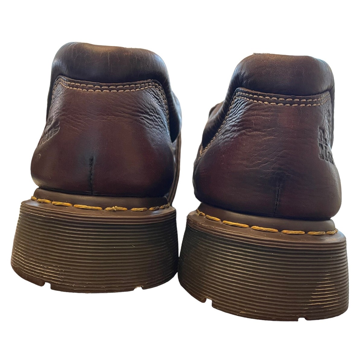 Dr Martens 6 Eye Chunky Oxford Brown Leather 12312 Shoes Doc Dr Martens 6 Eye Chunky Oxford Brown Leather 12312 Shoes Doc