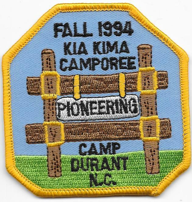 1994 Kia Kima District Occoneechee Council North Carolina Boy Scouts of