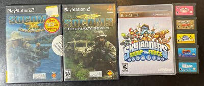Video Game Lot: PS2, PS3 & Gameboy: SOCOM II & 3, Swap Force, Spyro,  Nemo +more