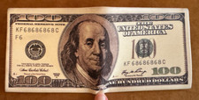 US  100 Hundred Dollar Bill Bi-Fold Men's Wallet Printed unisex