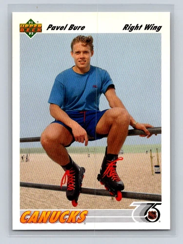 1991-92 Upper Deck #54 Pavel Bure Vancouver Canucks
