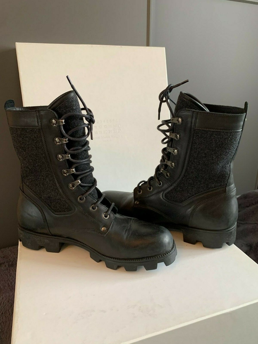 maison margiela combat boots