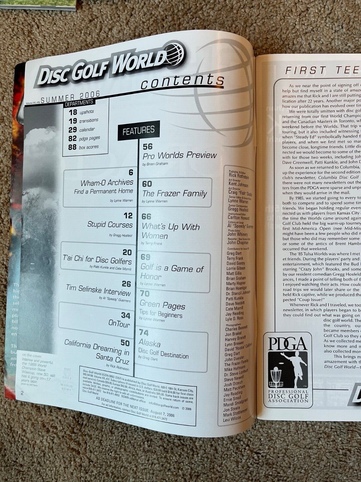 Disc Golf Magazine set from 2006 all 4 issues Good USED SHAPE eBay