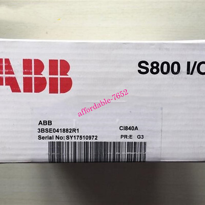 NEW ABB CI840A 3BSE041882R1 communication interface module FedEx or DHL or UPS