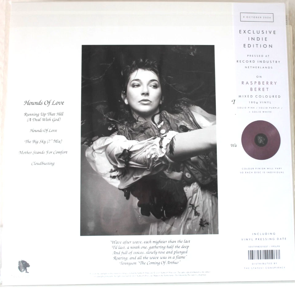 KATE BUSH Hounds Of Love (Limited Raspberry Beret) Exclusive Indie Edition 2024 - Bild 2 von 4