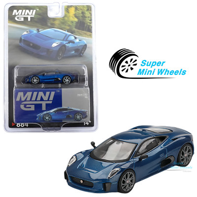 Mini GT 1:64 Jaguar C-X75 Blue #884