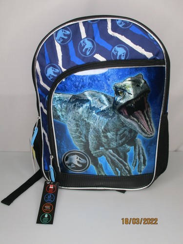 Jurassic Park Dinosaur Backpack Boys 16 