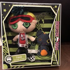 Monster High plush DEUCE GORGON doll & Perseus New Discontinued