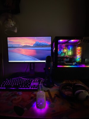Custom-Built High-Performance Gaming/ PC  with Water Cooling + Accessories 