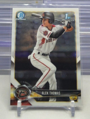 Alek Thomas 2018 1st Bowman Draft Chrome BDC-155 Rookie Arizona Diamondbacks  4C