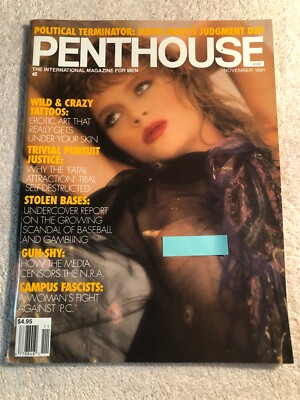 4041 Penthouse Magazine November 1991  Has Centerfold