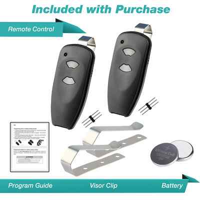 2X Garage Door Remotes for Marantec M3-2312 315Mhz Q7900/M4500e/M4700e/M4900e