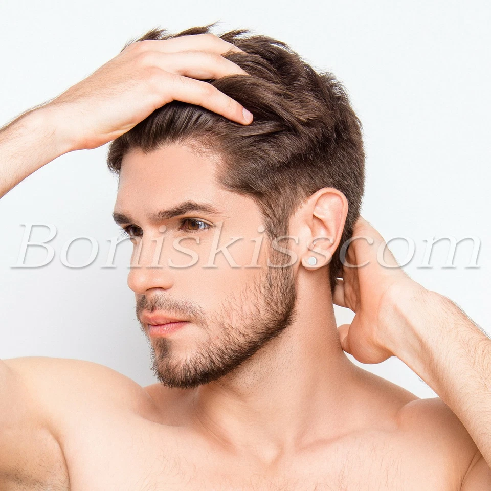 Серьги-гвоздики со штангой 6/8/10/12 мм мужские женские белые нержавеющая сталь 8 шт. - Изображение 4 из 4