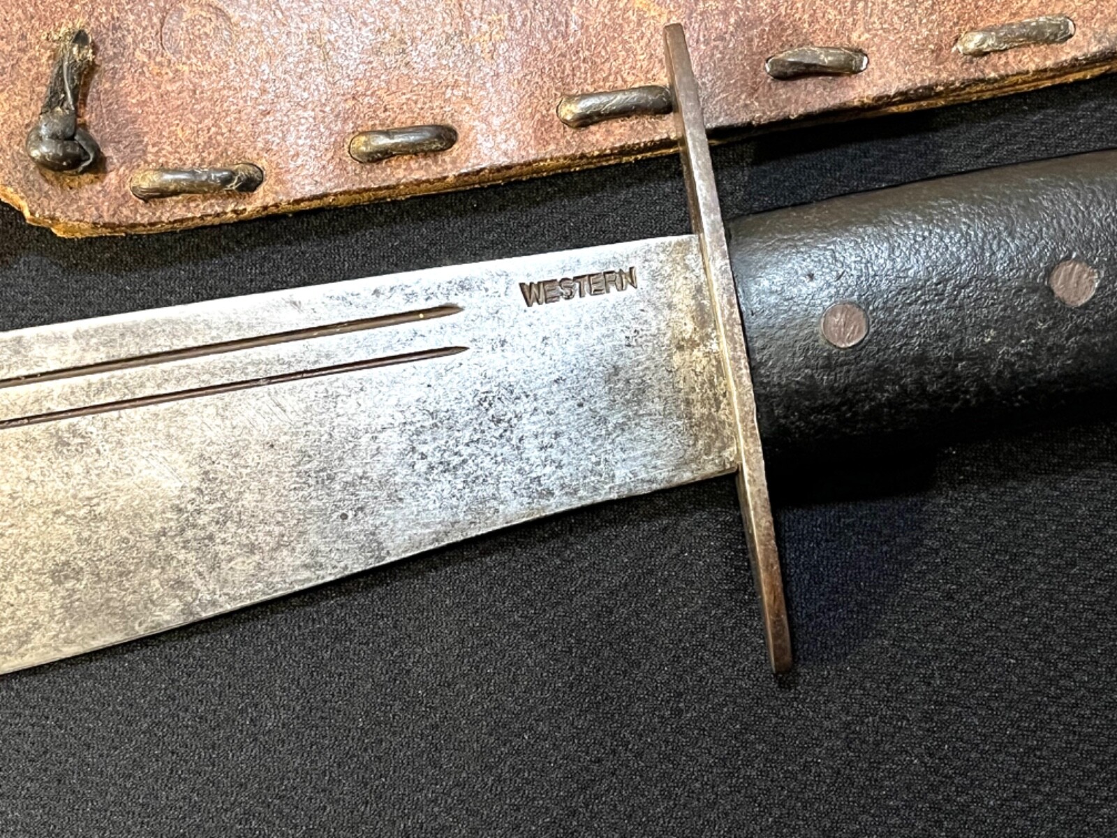 *ID’d* WW II WESTERN V44 Fighting Knife/Machete Survival Marines/V44 WW2 eBay