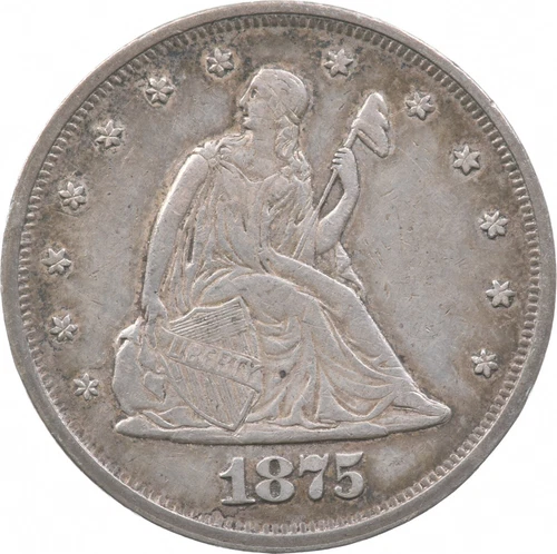 1875 Seated Liberty Twenty Cent Piece *5572