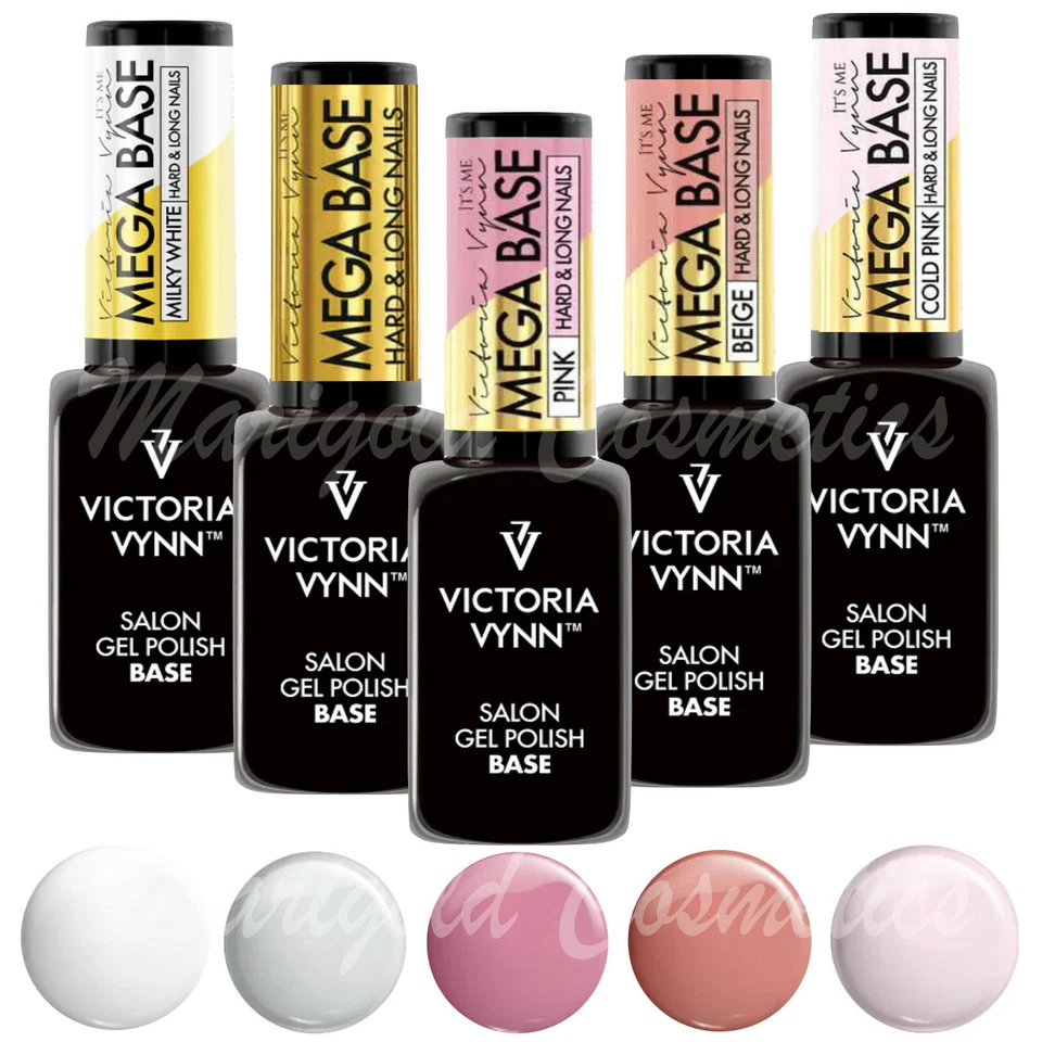 Victoria Vynn MEGA BASE Builder Gel UV LED Hard Gel Nail Polish Clear Beige Pink