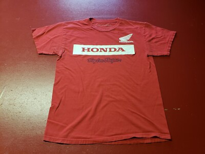 #ad Troy Lee Designs Speed Equip Honda T Shirt Red M 100% Cotton Mexico $13.00