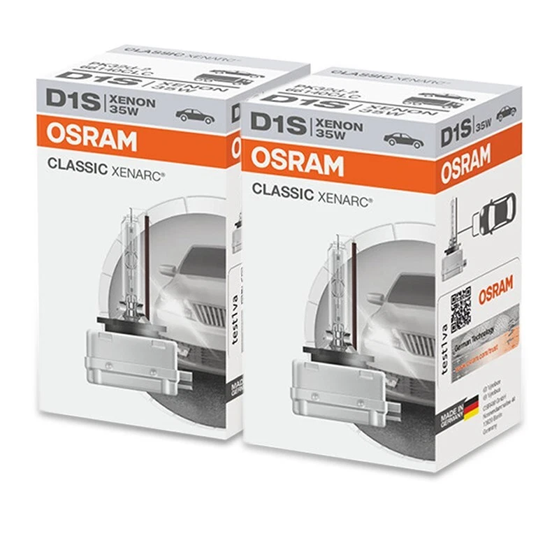 OSRAM XENON XENARC® D1S SCHEINWERFER CLASSIC LAMPE BRENNER 66140CLC 2x - Bild 4 von 4