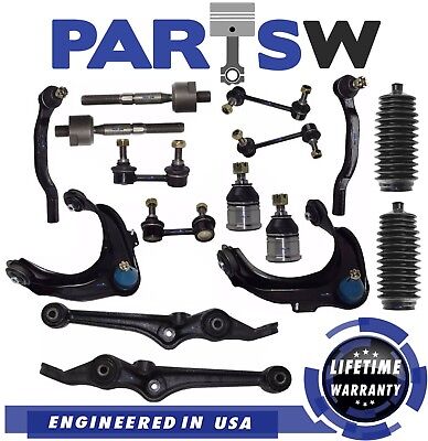 Ball Joint 10 New Pc Suspension Kit for Honda Accord Tie Rod Ends Control Arms