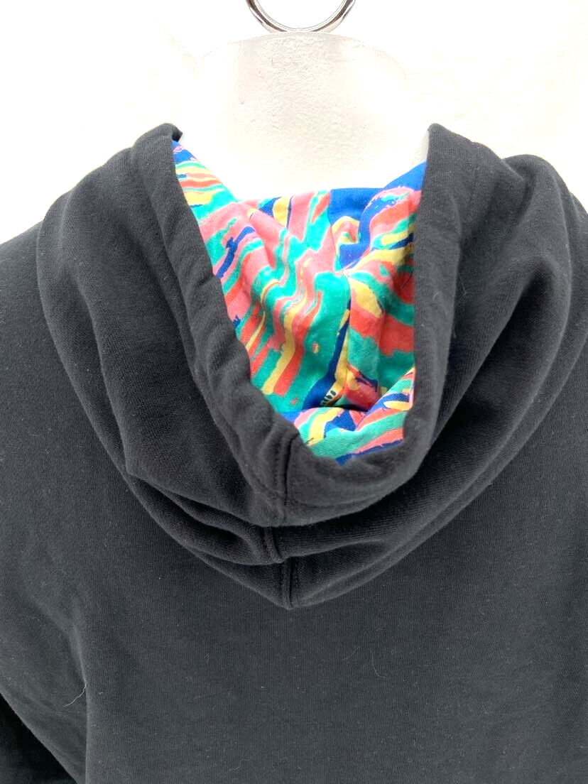 NEW Chubbies 614231-025 The Night Schwoodie FZ Terry Hooded Black Jacket Mens XL