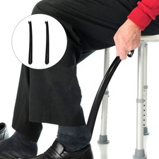 2 Pcs Shoe-wearing Tool Helper for Seniors Basic Horn Plastic Shoehorn Travel