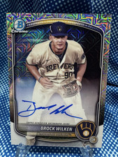 Brock Wilken - ON-CARD AUTO - MEGA BOX MOJO - 2025 Bowman Chrome - BMA-BW