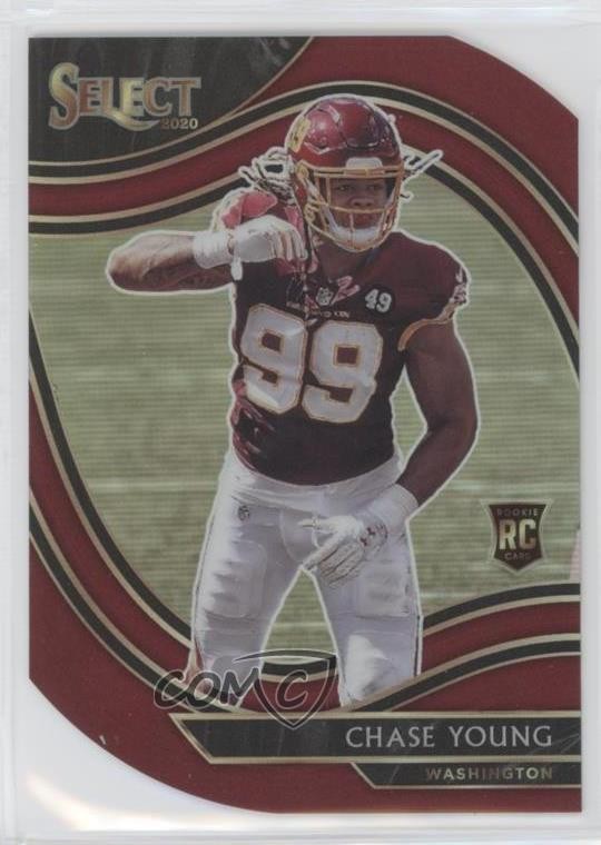 2020 Panini Select Field Level Maroon Prizm Die-Cut Chase Young #364 0i8b