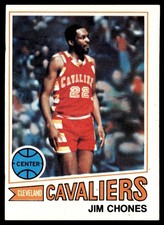 1977-78 Topps Basketball Card Jim Chones Cleveland Cavaliers #57 EX-MT+