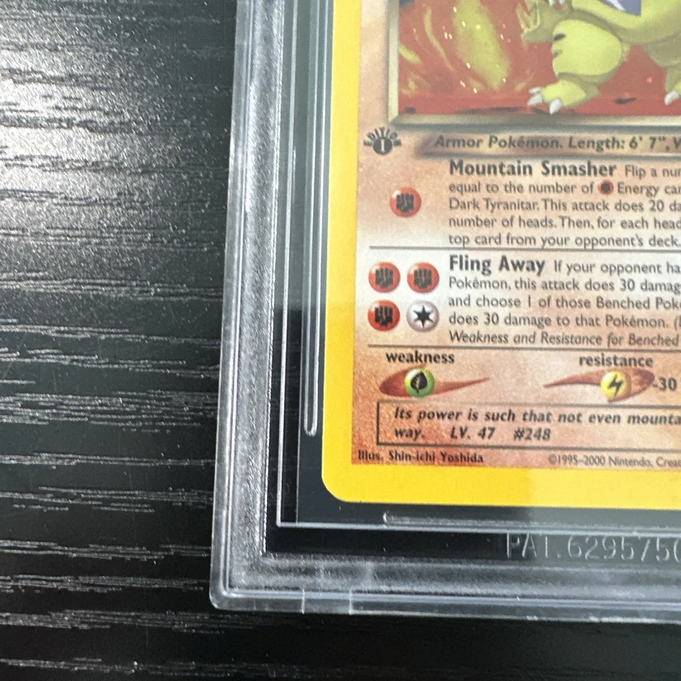 Dark Tyranitar 11/105 1st Edition Neo Destiny Holo Rare Beckett WOTC Pokemon - Image 3 of 4