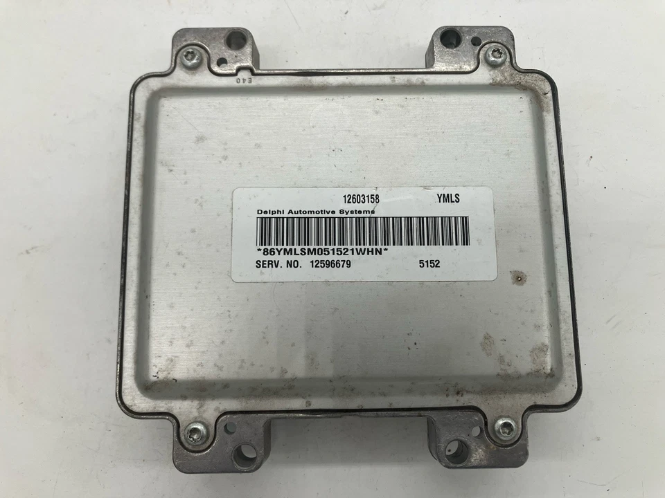 2005-2006 Chevrolet Pontiac GMC Saab Isuzu PCM ECM ECU 12603158 12596679 - Изображение 2 из 4
