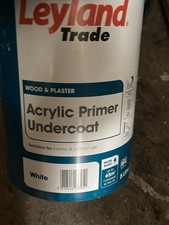 Leyland Trade 5L Acrylic Primer Undercoat White