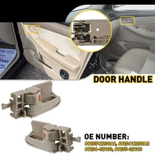 2x Car Inside Interior Door Pull Handle LH RH Beige For 2003-2008 Toyota Corolla