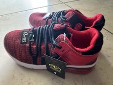 Athletic Works Boys Tennis Shoes Red/Black Sz...