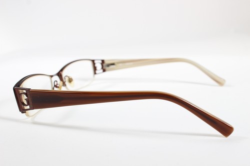 Guess Eyeglasses GU 1640 Women Brown Semi-Rimless Metal Eyewear Glasses Frames - Picture 3 of 4