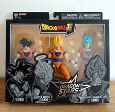 Pack de 3 Figurines Goku Dragon Ball Super Dragon Stars NEUF
