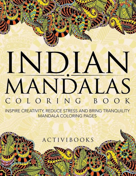 Activibooks | Indian Mandalas Coloring Book | Taschenbuch | Englisch (2016)-image