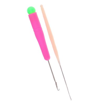 2 X Latch Hook Häkelnadel Für Haare/Micro Braid Dread Lock Maintenance
