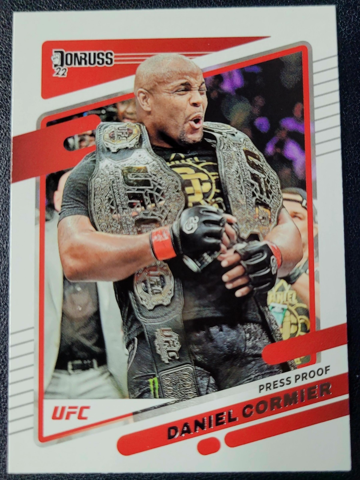 🔥 Daniel Cormier 2022 Donruss UFC #178 Press Proof Legend & Former Champion 🔥