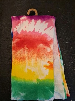 Brand New Mainstays Tie Dye Beach Towel. 28in X 60in. 100% Cotton