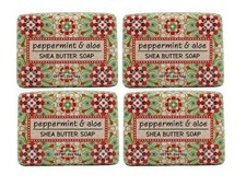 Greenwich Bay 2oz Bar Soap, Peppermint  Aloe - Set of 4 R5J075 