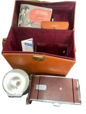 Polaroid Land Camera Model 95B Vintage Folding Instant Camera Untested Lens Case