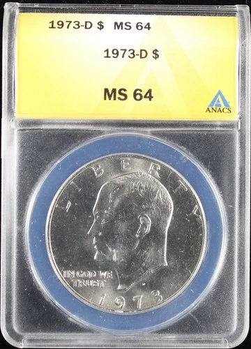 Photo of a 1973-D Eisenhower Dollar from an eBay listing that sold on Jul 19, 2026