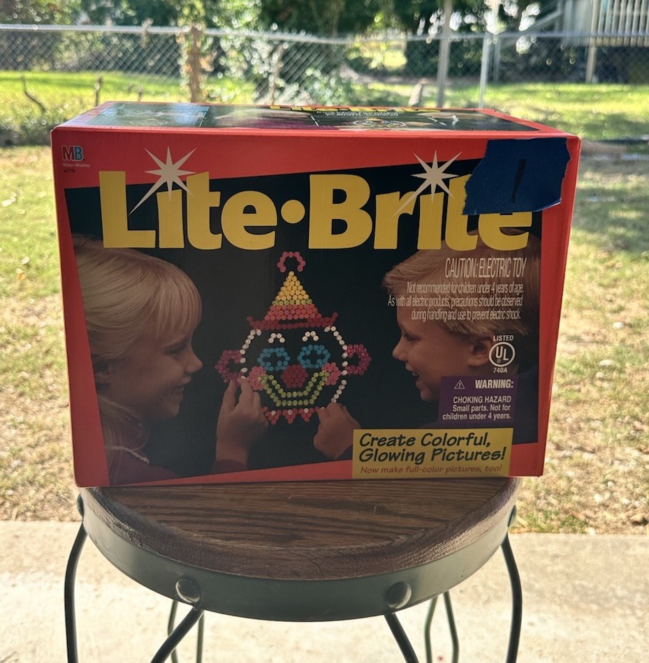 Vintage 1994 Milton Bradley -Lite-Brite-NIB-Rare Retro Toy- Create