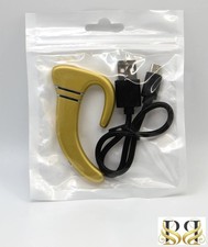 Ear Bluetooth Bone Conduction Headphones Stereo Wireless Earphone - Yellow